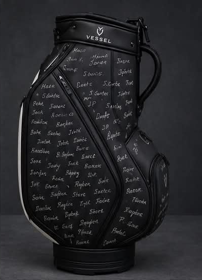 Logo golf bag